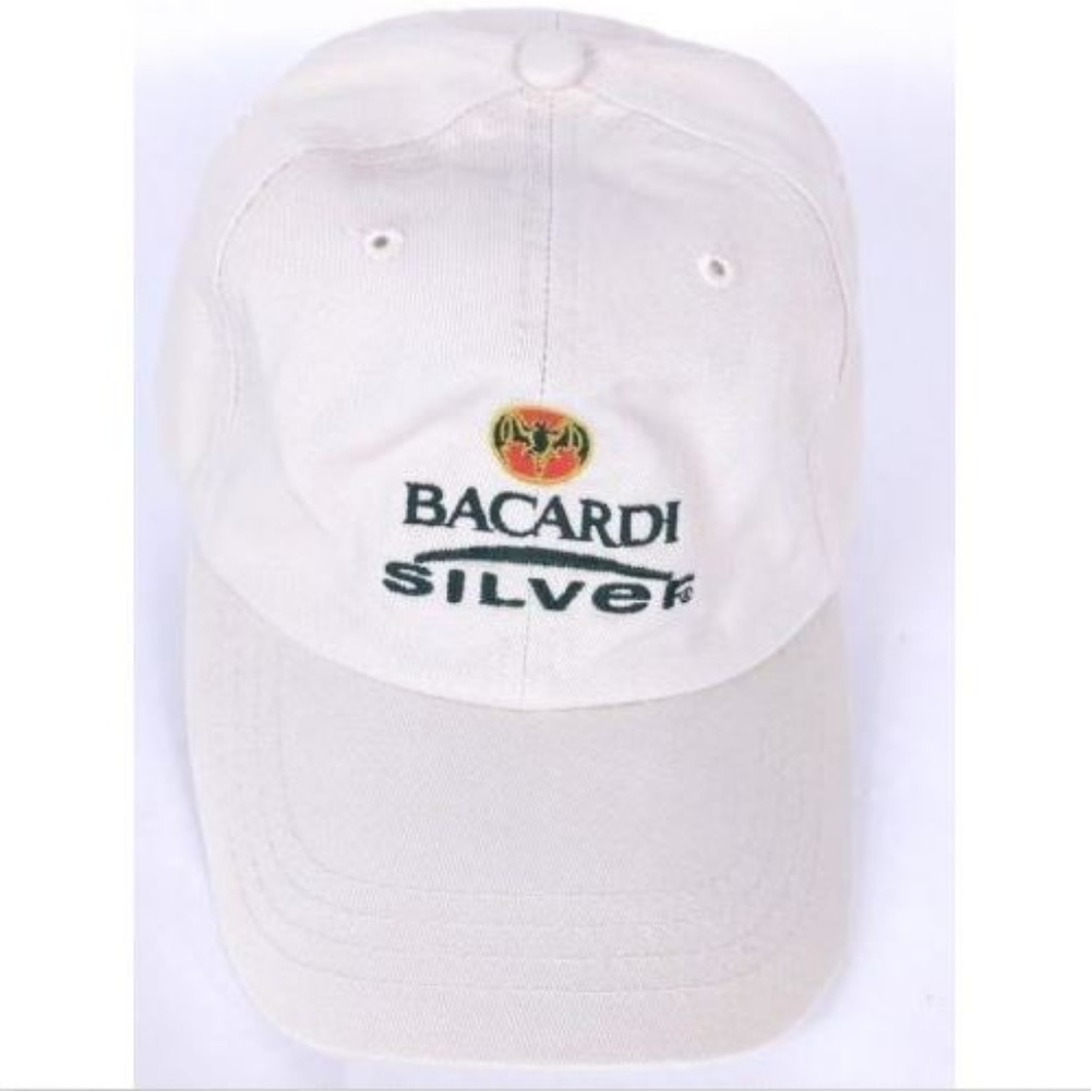 Bacardi Silver Men's Strapback Hat Watermelon One Size